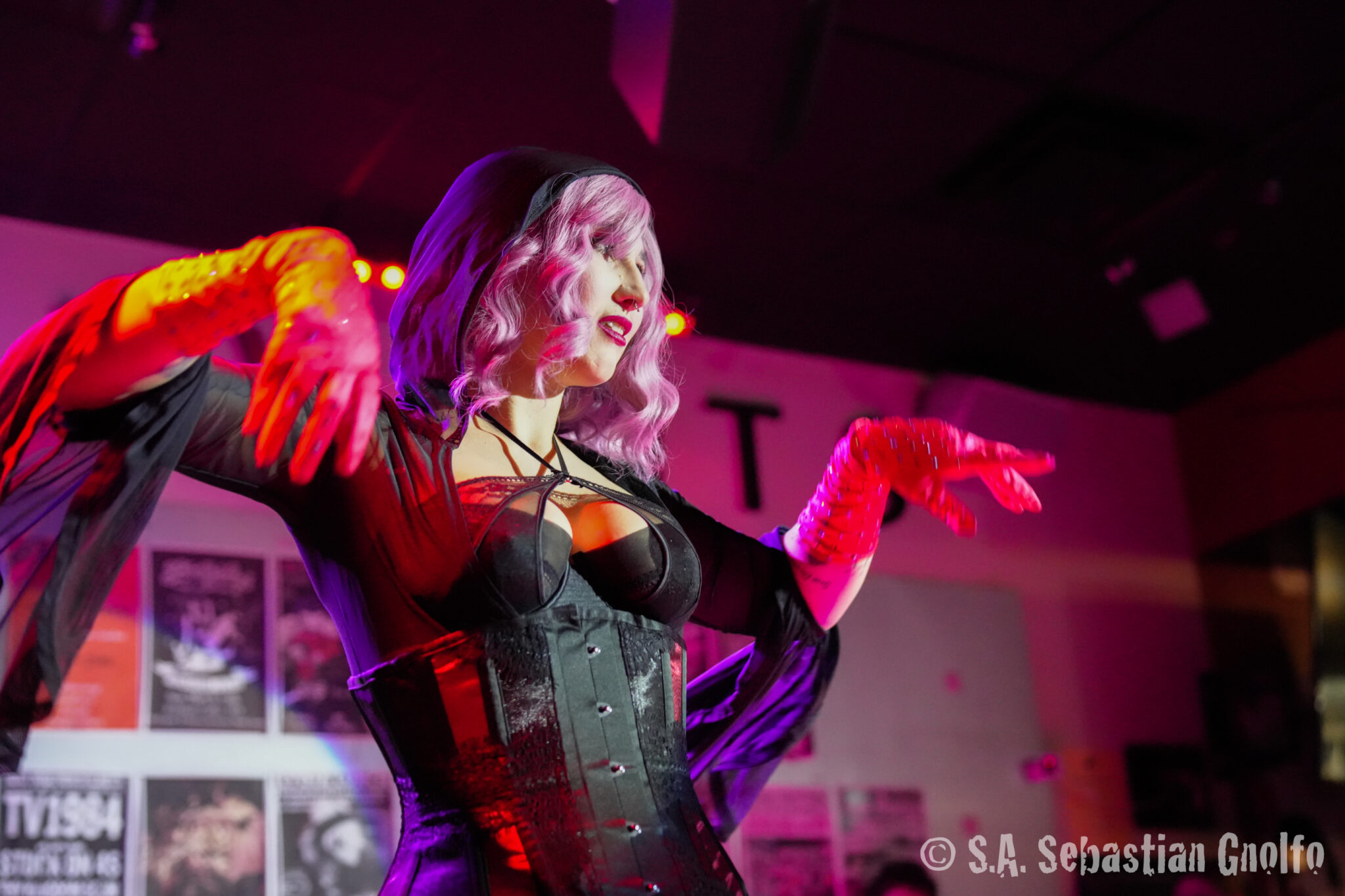 Janie Slash burlesque performer
