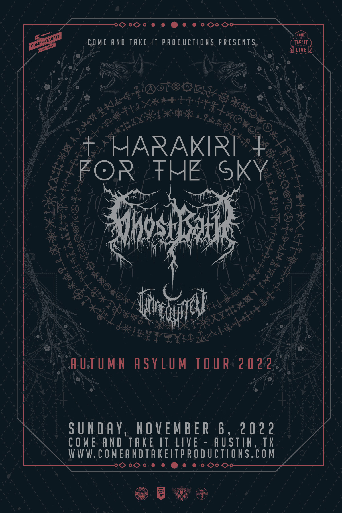 Harakiri For The Sky, Ghost Bath, and Unreqvited