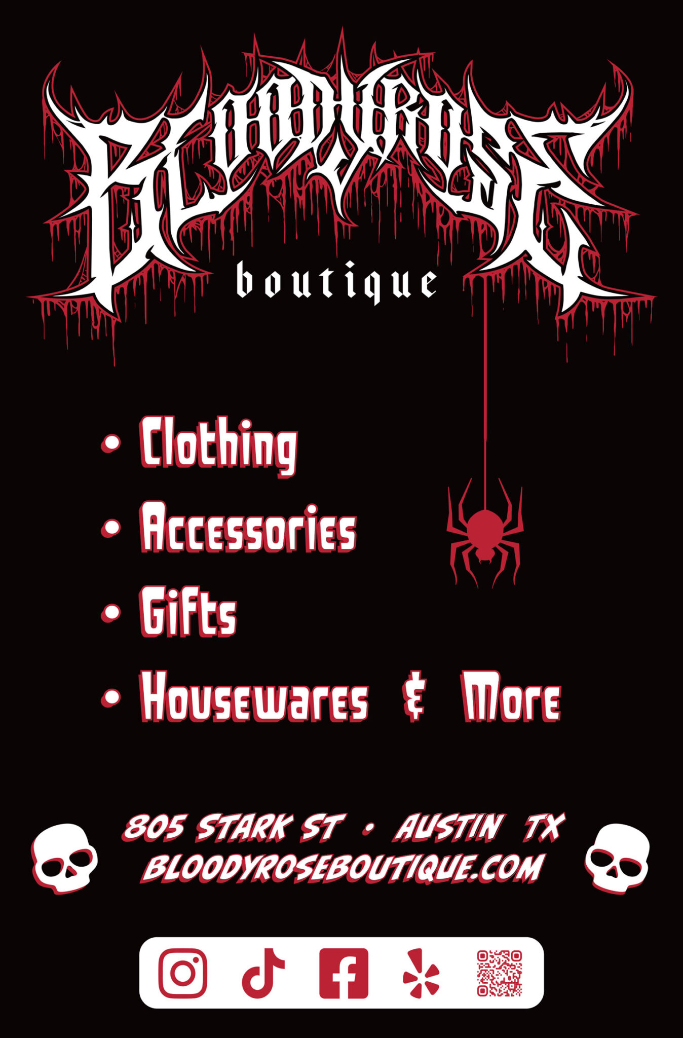 Bloody Rose Boutique 805 Stark St Austin, TX 78756