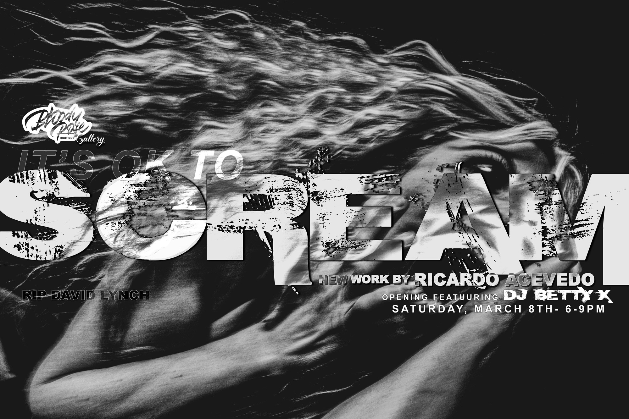 IT'S OK TO SCREAM - New works by RICARDO ACEVEDO